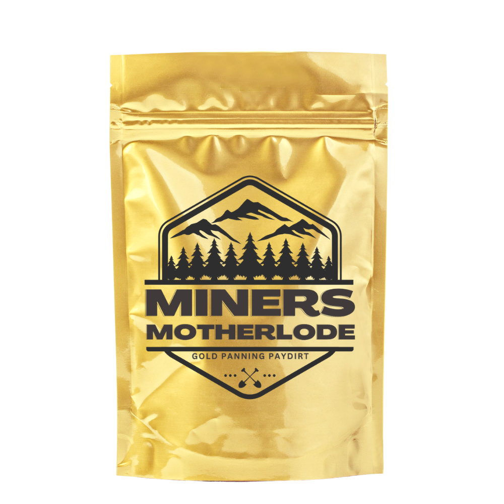 Large Gold Mining Kit + Black Sand Magnet | Vial | Snuffer Bottle | 12  Gold Pan | Gold Picker Paydirt!
